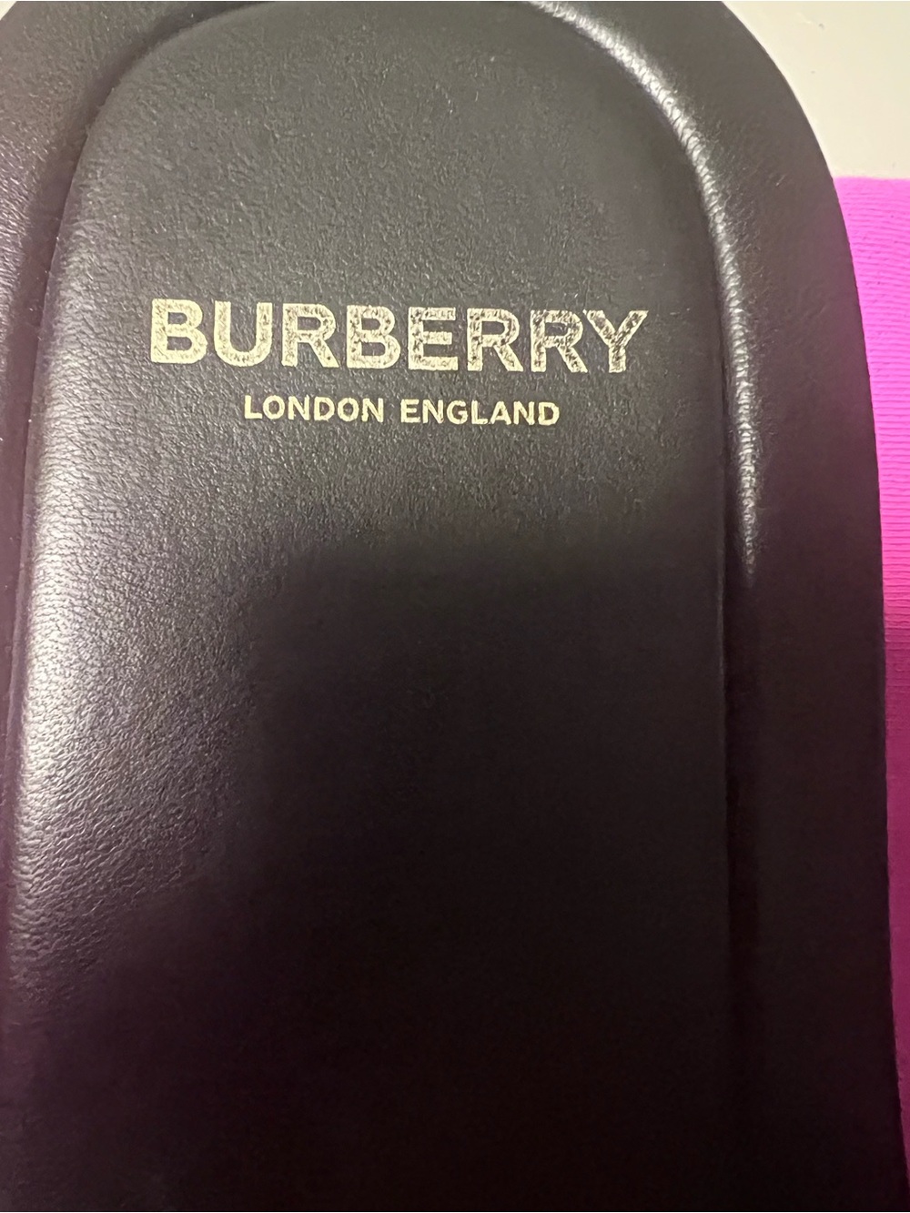 AUTHENTIC BURBERRY Black Mesh Logo Slide Sandal. - Picture 5 of 14
